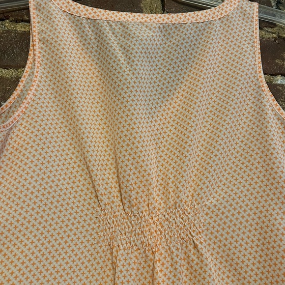 MATERNITY Old Navy Orange Tank Top with V-Neck and Silver Accents Size XS - Picture 3 of 8